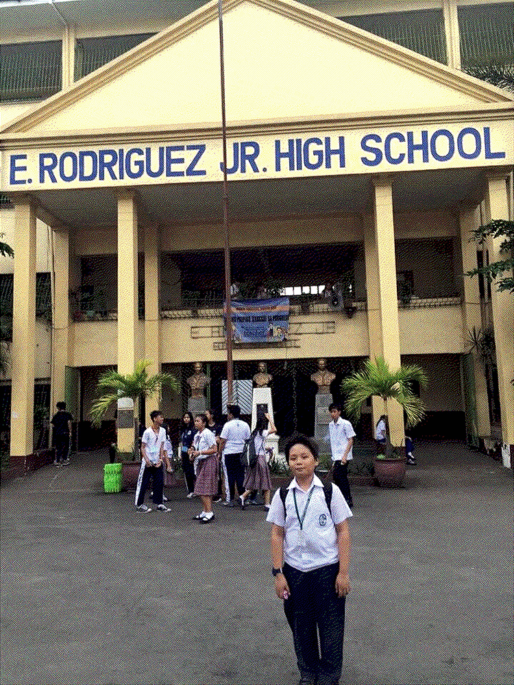 Me at another school to attend a seminar on campus journalism, 24th Aug. 2018.