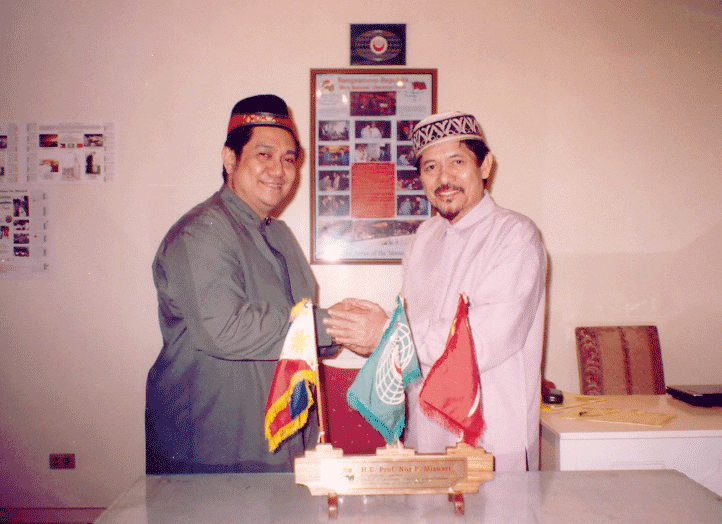 Fuad and MNLF founding chairman Prof. Nur Misuari, c. 2008–2010.